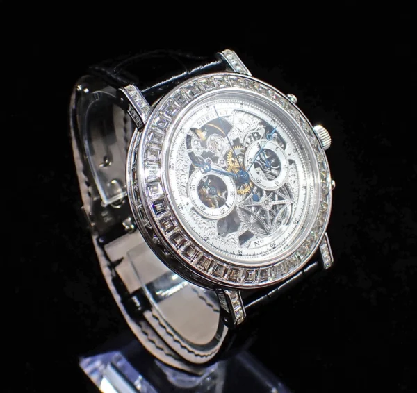 Breguet Classique 5238BB/10/9V6/DD00 18K White Gold With Diamonds Men's Watch