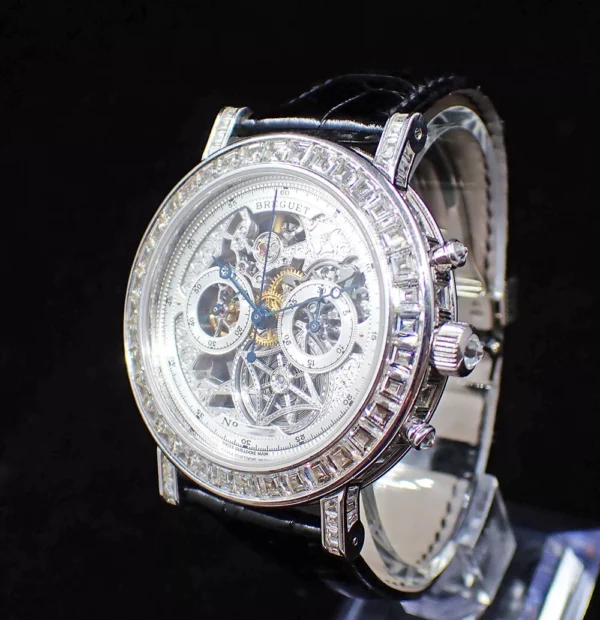 Breguet Classique 5238BB/10/9V6/DD00 18K White Gold With Diamonds Men's Watch
