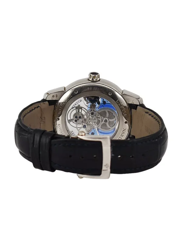 ULYSSE NARDIN Royal Blue Tourbillon with Sapphire Bezel in Platinum