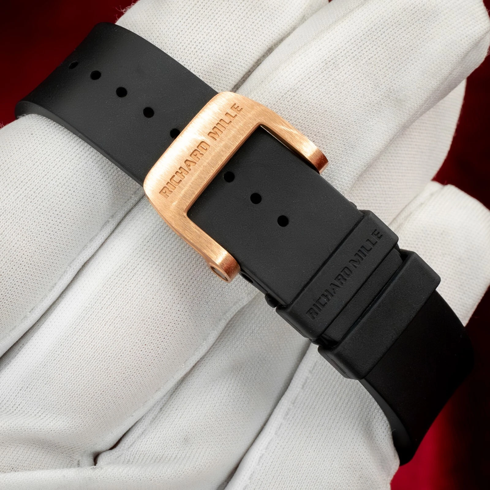 Richard Mille Carbon TPT & Rose Gold Skeleton Dial 37mm RM037 RM 37 Box & Papers