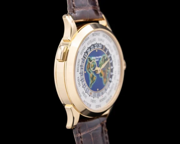 Patek Philippe World Time 5231J 18K Yellow Gold Enamel Dial