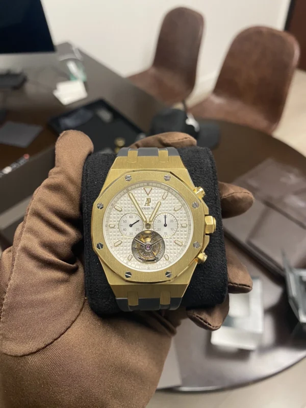 Audemars Piguet Royal Oak Jumbo Tourbillon Chronograph Y/G 25977BA.OO.D088CR.01