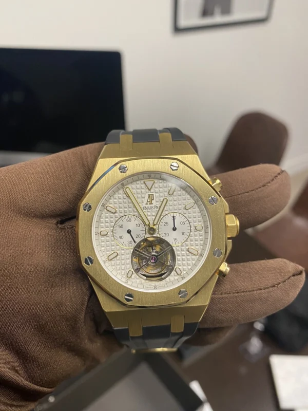 Audemars Piguet Royal Oak Jumbo Tourbillon Chronograph Y/G 25977BA.OO.D088CR.01