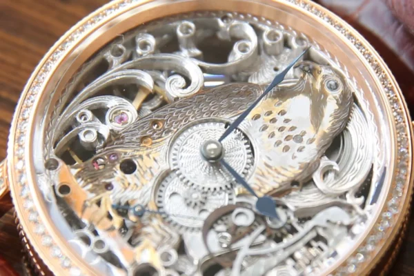 CHRONOSWISS 1 of 1 REF CH 6721R 18K PINK GOLD AND DIAMONDS SKELETON ARAB FALCON