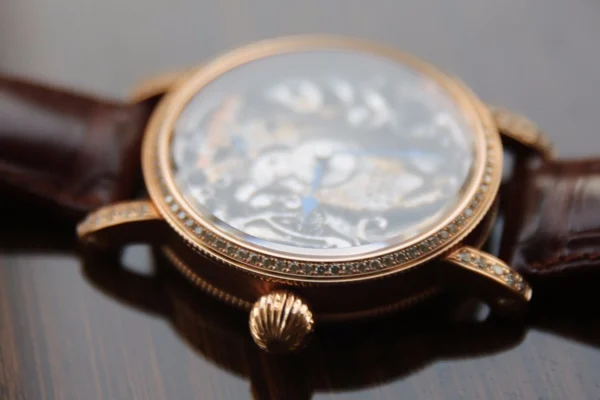 CHRONOSWISS 1 of 1 REF CH 6721R 18K PINK GOLD AND DIAMONDS SKELETON ARAB FALCON