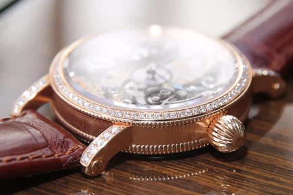 CHRONOSWISS 1 of 1 REF CH 6721R 18K PINK GOLD AND DIAMONDS SKELETON ARAB FALCON