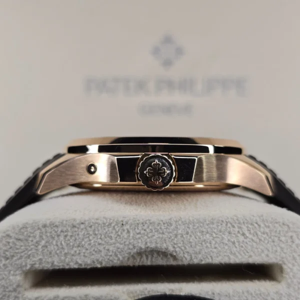 PATEK PHILIPPE AQUANAUT TRAVEL TIME 5164r-001 18K ROSE GOLD RUBBER B&P