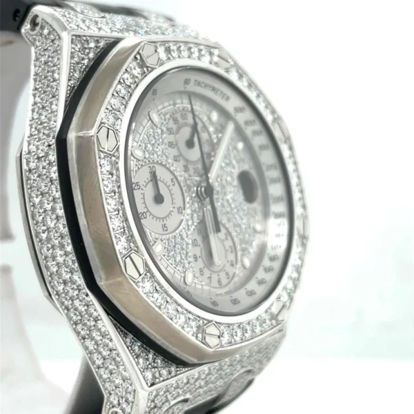 Audemars Piguet Royal Oak Offshore 42mm 18k White Gold Factory Diamond 26067BCZZ