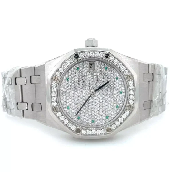 Audemars Piguet Royal Oak Platinum 36mm Diamond Dial/Bezel 14813PT.ZZ.0789PT.01