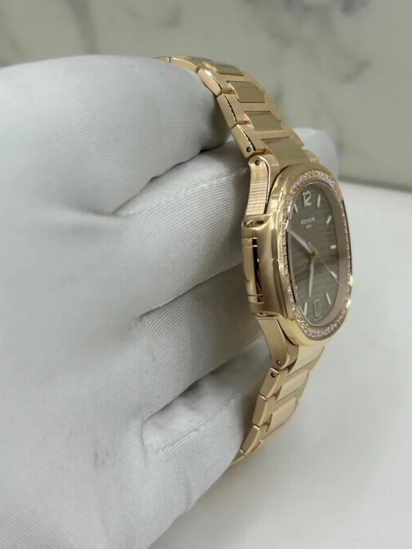 Patek Philippe Nautilus 7118/1200R-010 35mm Rose Gold Brown Dial Women's Watch
