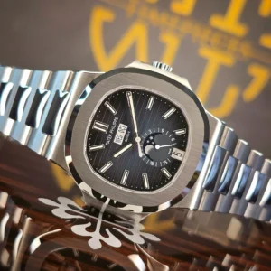 PATEK PHILIPPE NAUTILUS 40.5MM 5726/1A-014 BLUE DIAL ANNUAL CALENDAR STEEL B&P