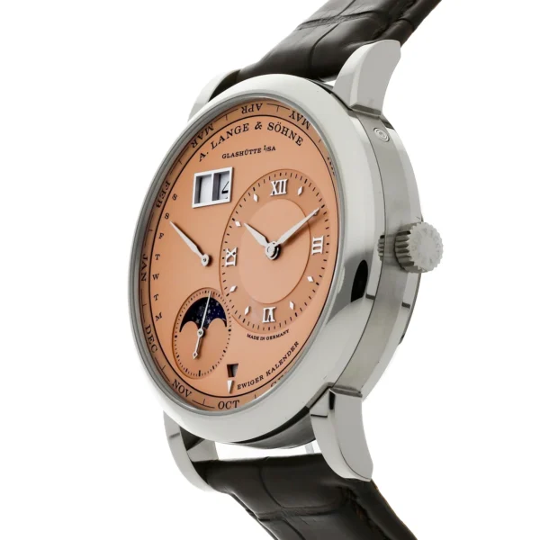 A. Lange & Sohne Lange 1 Perpetual Calendar Edition White Gold Watch 345.056