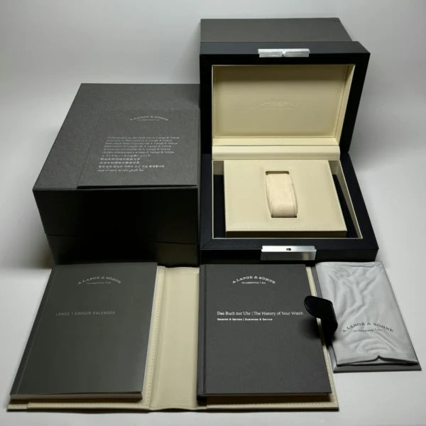 A. Lange & Sohne Lange 1 Perpetual Calendar Edition White Gold Watch 345.056