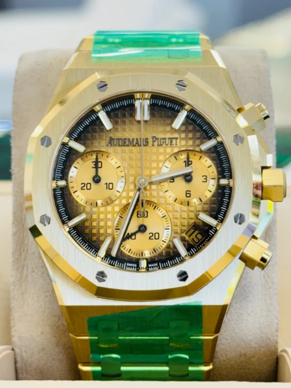 Audemars Piguet Royal Oak Chronograph 41 26240BA.OO.1320BA.02 Yellow Gold Smoke