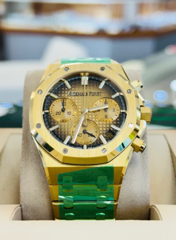 Audemars Piguet Royal Oak Chronograph 41 26240BA.OO.1320BA.02 Yellow Gold Smoke