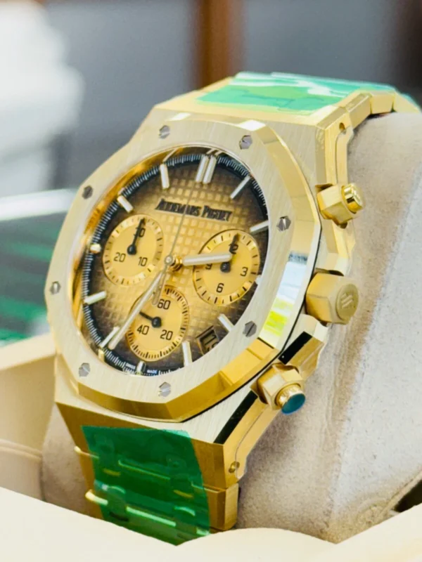 Audemars Piguet Royal Oak Chronograph 41 26240BA.OO.1320BA.02 Yellow Gold Smoke