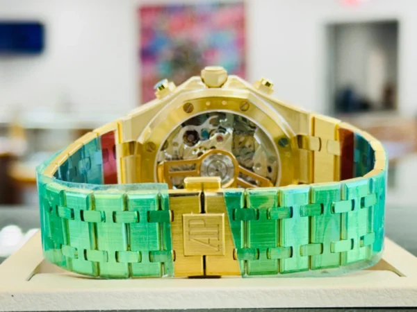 Audemars Piguet Royal Oak Chronograph 41 26240BA.OO.1320BA.02 Yellow Gold Smoke