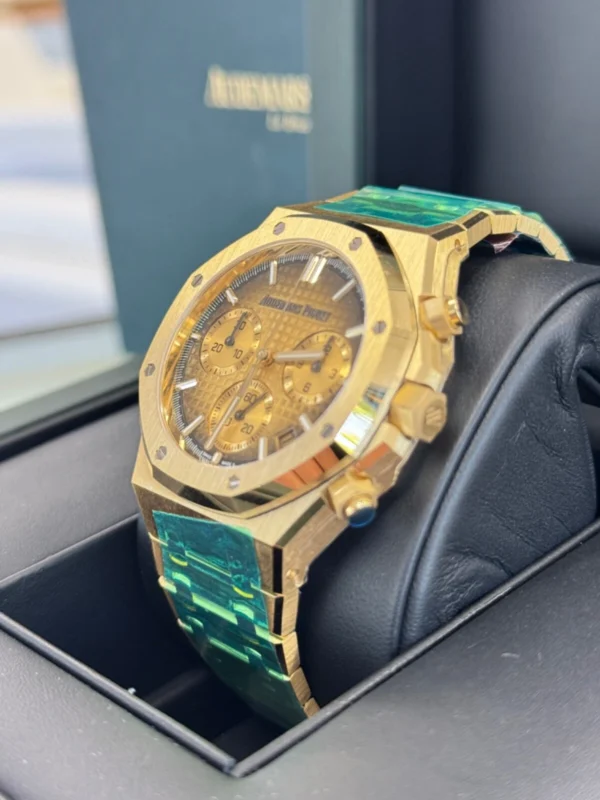 Audemars Piguet Royal Oak Chronograph 41 26240BA.OO.1320BA.02 Yellow Gold Smoke