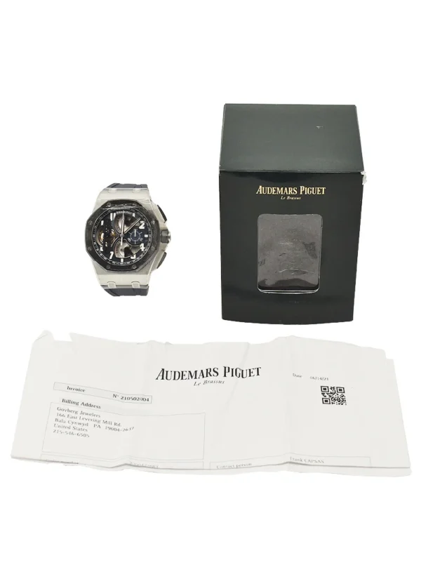 AUDEMARS PIGUET - Royal Oak Offshore Tourbillon Chronograph in Platinum