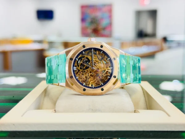 Audemars Piguet Royal Oak 37 15467OR.OO.1256OR.02 Double Balance Wheel Openwork