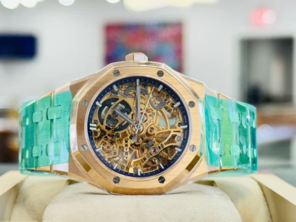 Audemars Piguet Royal Oak 37 15467OR.OO.1256OR.02 Double Balance Wheel Openwork