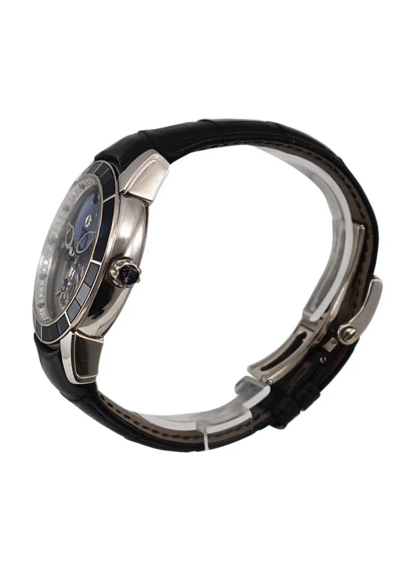 ULYSSE NARDIN Royal Blue Tourbillon with Sapphire Bezel in Platinum