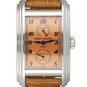 Patek Philippe Gondolo 5101P 10-Day Tourbillon Salmon Dial Mens Watch With Archi