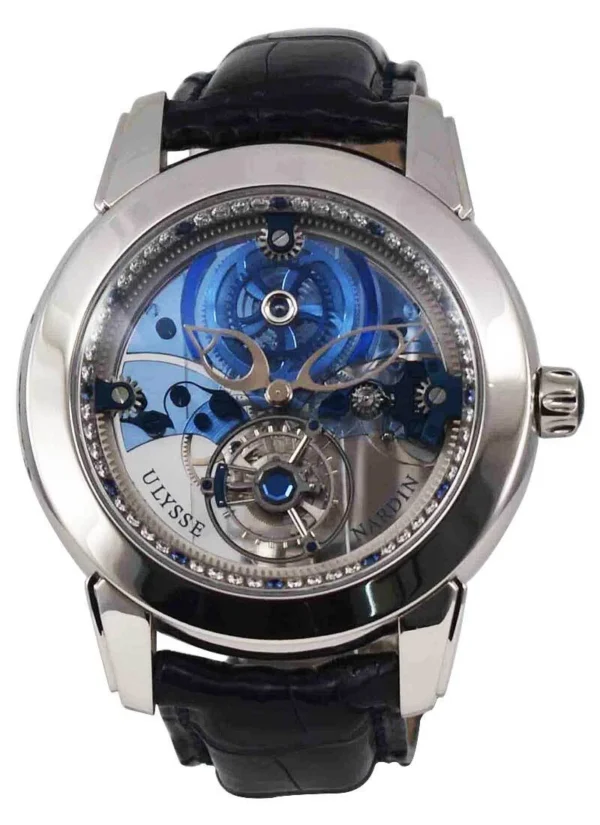 ULYSSE NARDIN - Royal Blue Tourbillon 41mm in Platinum