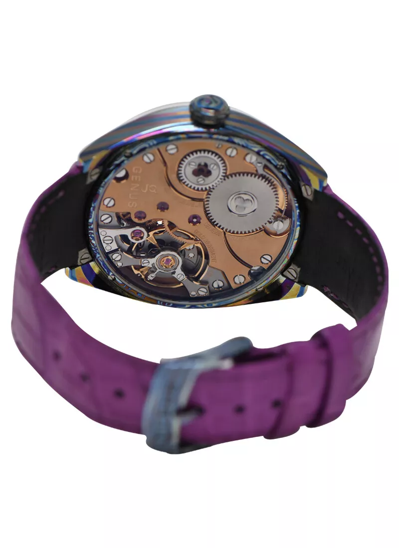 GENUS - GNS1 in Damascene Titanium Gemset