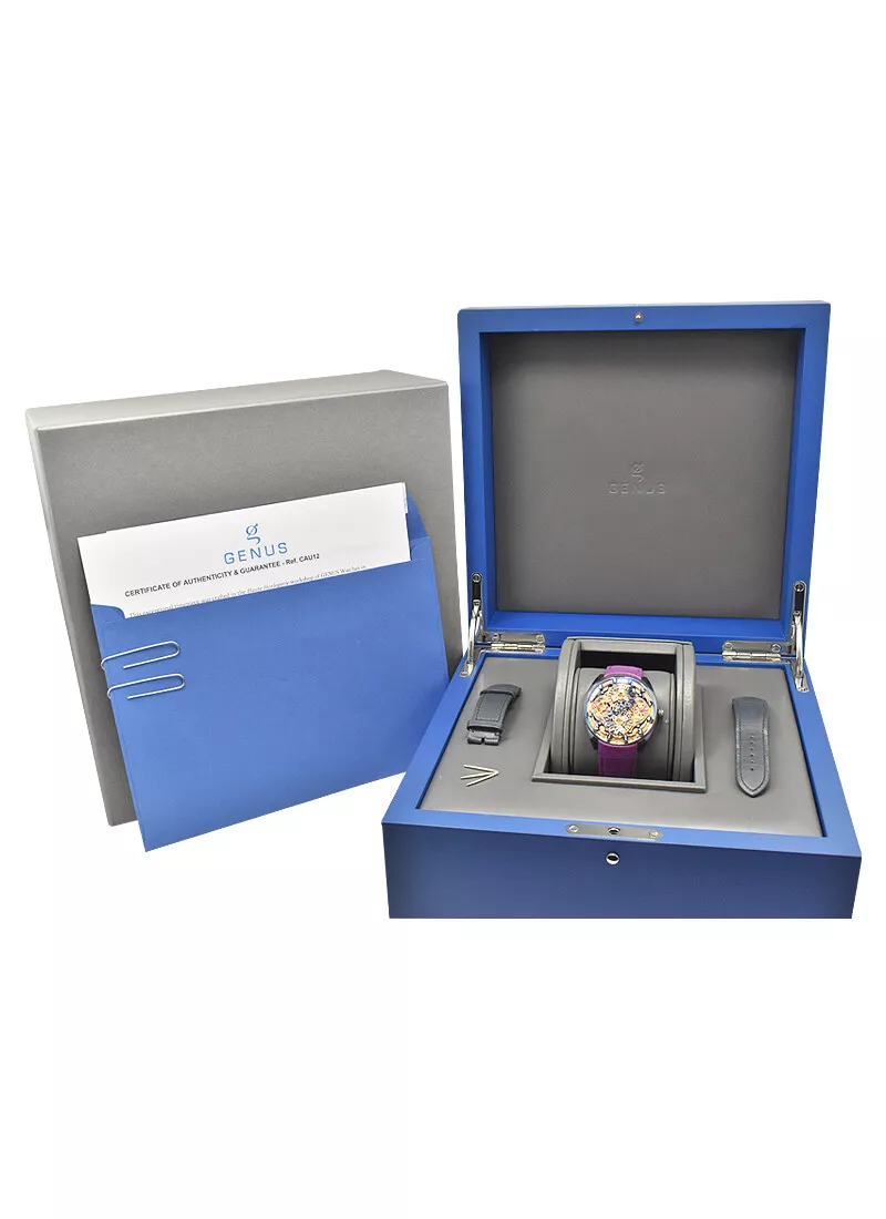 GENUS - GNS1 in Damascene Titanium Gemset