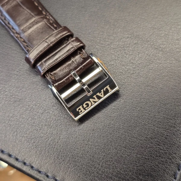 A. LANGE & SOHNE ZEITWERK 148.038 18K WHITE GOLD 44MM MANUAL COMPLICATIONS B&P