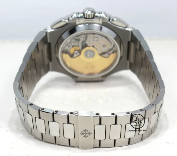 PATEK PHILIPPE Nautilus 5980/1A 40mm Blue Dial Chronograph Watch MINT