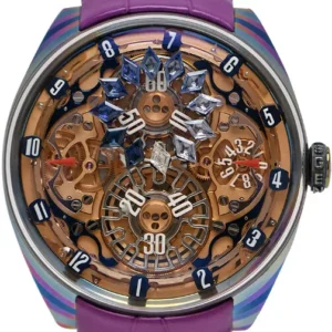 GENUS - GNS1 in Damascene Titanium Gemset
