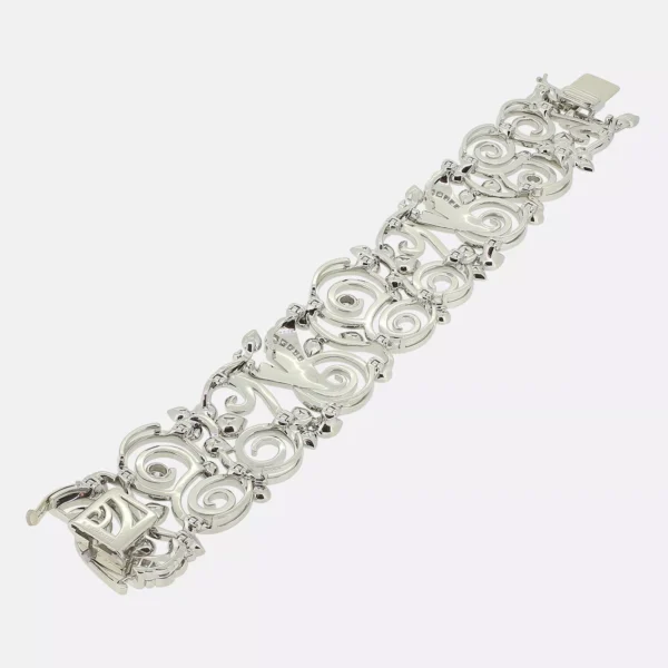 Boodles High Jewellery Mermaids Tale Diamond Bracelet Platinum
