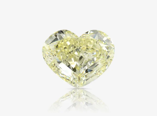 20.02 Carat Natural Fancy Yellow Heart, VS2 GIA Certified Real Jewelry For Women