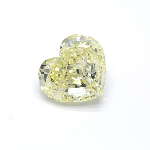 20.02 Carat Natural Fancy Yellow Heart, VS2 GIA Certified Real Jewelry For Women