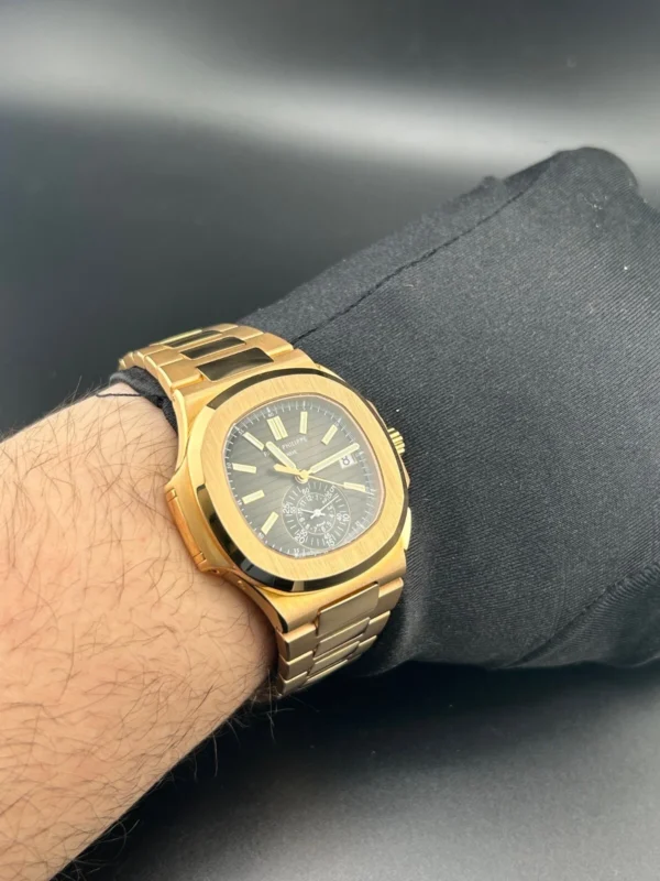 Patek Philippe Nautilus Watch 5980/1R -001 Rose Gold w/ Box and Papers