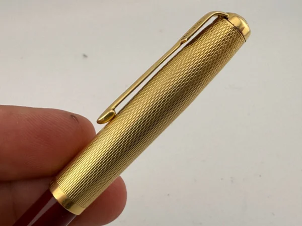 Rare Vintage 18ct Gold Hallmarked Presidential Parker 51 Ballpoint Pen - Working