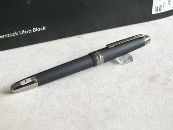 Rare Montblanc Meisterstück Edition Ultra Black Classique 145 Fountain Pen