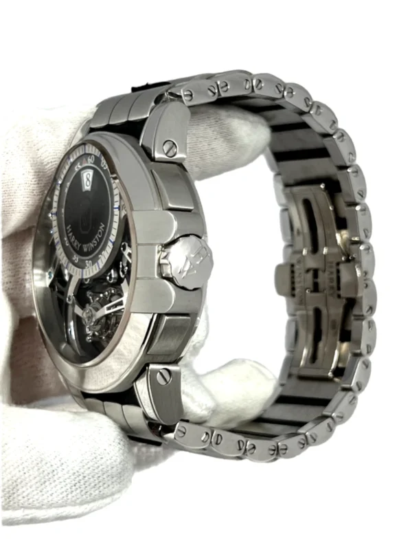 Harry Winston Ocean Tourbillon Jumping Hour WG Men's Watch, OCEMTJ45WW001
