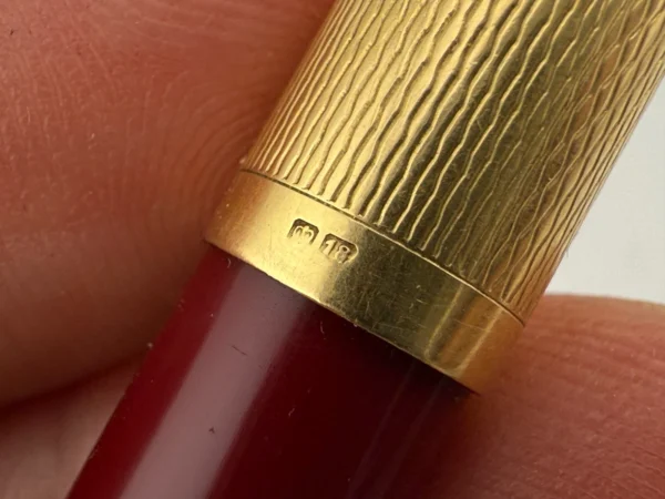 Rare Vintage 18ct Gold Hallmarked Presidential Parker 51 Ballpoint Pen - Working