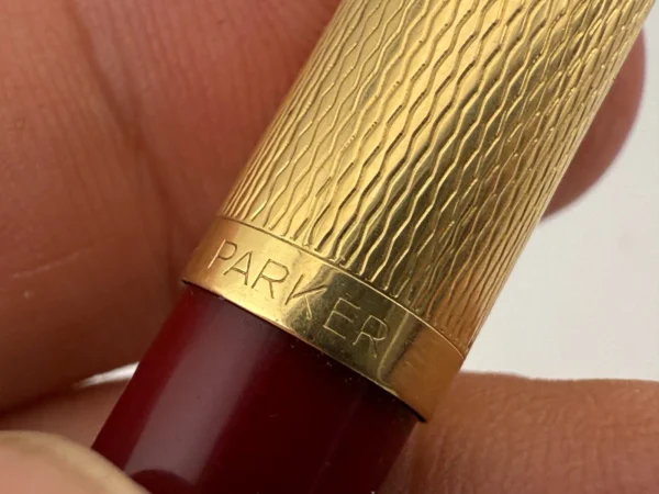 Rare Vintage 18ct Gold Hallmarked Presidential Parker 51 Ballpoint Pen - Working