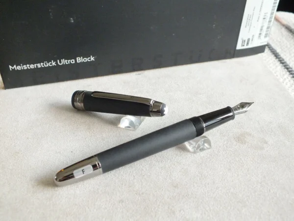 Rare Montblanc Meisterstück Edition Ultra Black Classique 145 Fountain Pen