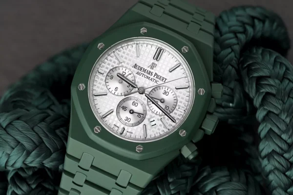 Audemars Piguet Royal Oak Chrono 41mm 26320ST.OO.1220ST.02 Custom Green Ceramic