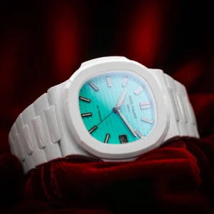 Patek Philippe Nautilus 5711 White Ceramic Lefkada Blue AET Remould (2025)