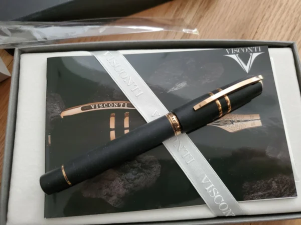 VISCONTI HOMO SAPIENS LAVA BRONZE AGE OVERSIZED FOUNTAIN PEN.