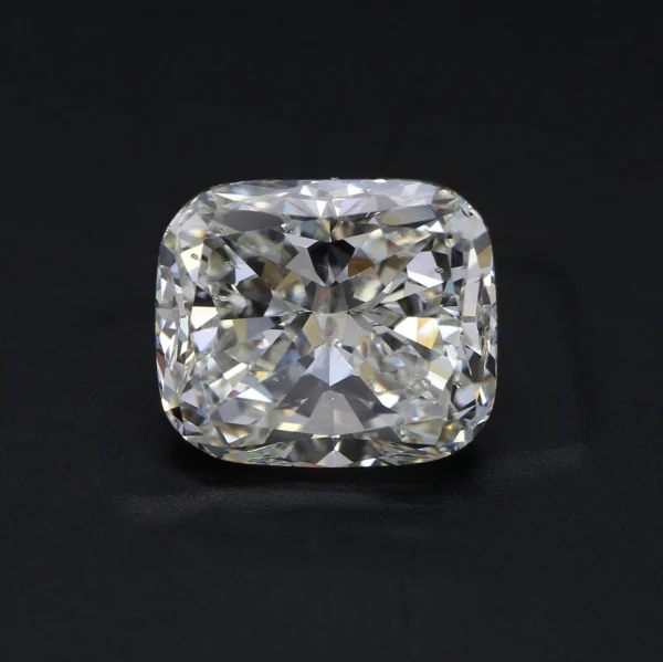 7.10 Carat Natural K Diamond Cushion, SI2 GIA Certified Real Jewelry For Women
