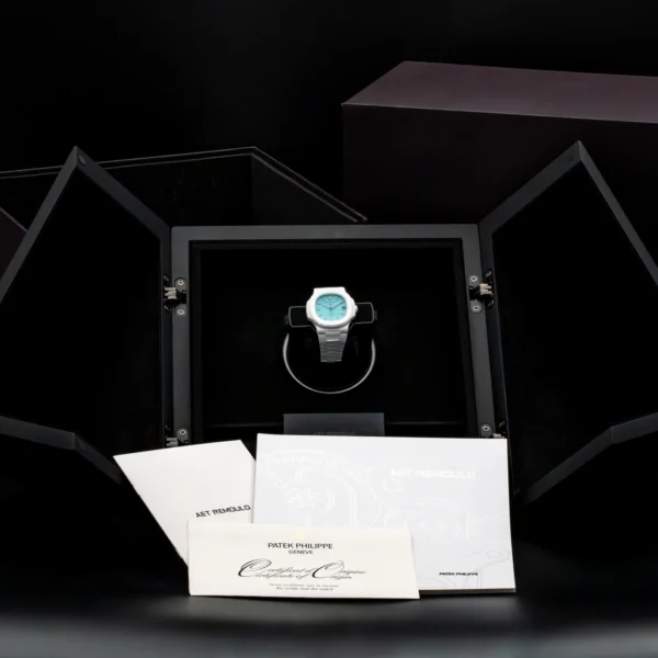 Patek Philippe Nautilus 5711 White Ceramic Lefkada Blue AET Remould (2025)