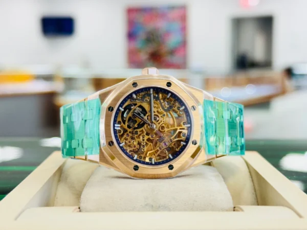 Audemars Piguet Royal Oak 37 15467OR.OO.1256OR.02 Double Balance Wheel Openwork