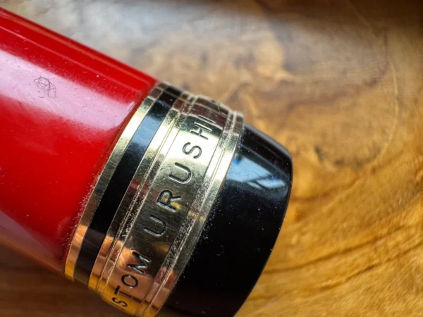 Pilot Custom FKV-88SR-R-FM Urushi Red GT Fountain Pen Boxed FM Nib